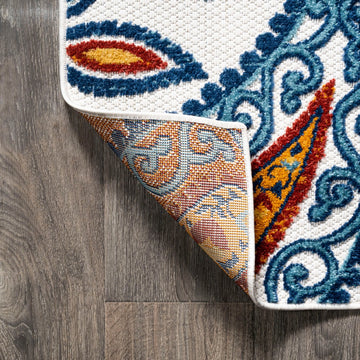 Julien Paisley High-low Indoor/outdoor Area Rug